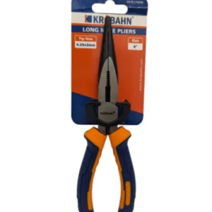 8" Straight Long Nose Pliers with Comfort Grip
