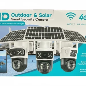 HD Outdoor & Solar Smart CCTV Camera - IP66 Rated