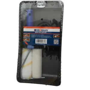 MINI PAINT ROLLER SET - 4" with Woven Sleeve and Foam Sleeve