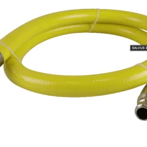 SALVUS 3/4" x 1.25M Yellow Commercial Gas Catering Hose BSI Approved