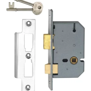 SASH LOCK 76 mm Satin Chrome