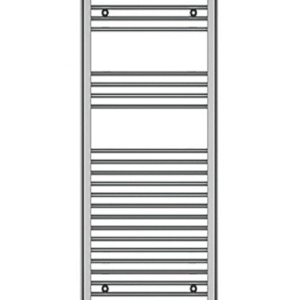 Kartell K-Rad 1200mm × 500mm Chrome Flat Towel Radiator