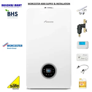 Worcester Greenstar 4000 25kW, 30kw, Supplied & Installed + ESI, Filter, Alarm